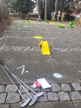 Minigolf-Set des Bürgerhauses Hemelingen